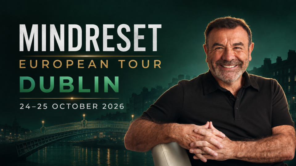 MindReset Dublin 2026 — Matt Hudson, MindReset European Tour, Leonardo Hotel Dublin Parnell Street, 24–25 October 2026